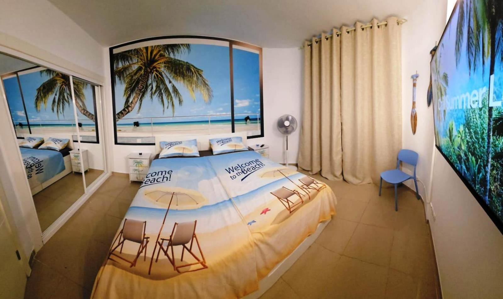 Blue Bay Paradise - Beach Front Apartment With Sea View Playa Paraiso  Zewnętrze zdjęcie