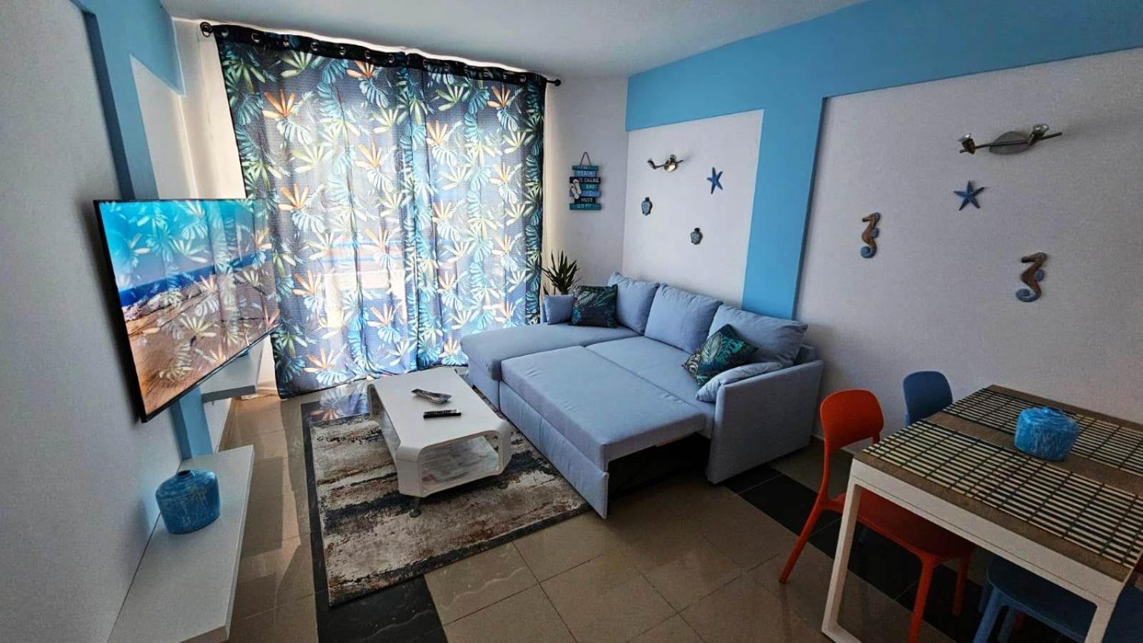 Blue Bay Paradise - Beach Front Apartment With Sea View Playa Paraiso  Zewnętrze zdjęcie